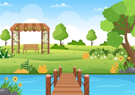 beautiful garden cartoon|background garden cartoon.